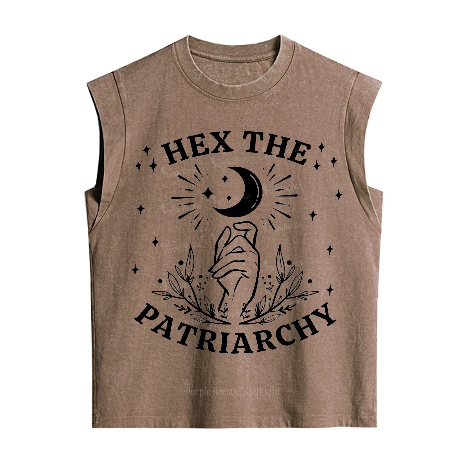 Purplehecate Hex The Patriarchy Vintage Washed Tank