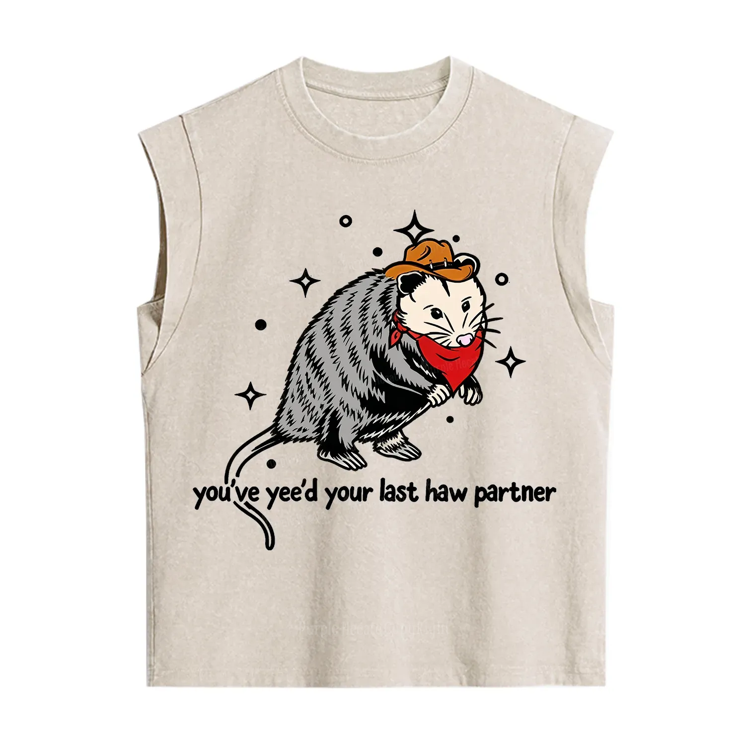 Purplehecate You've Yee'd Your Last Haw Partner Possum Vintage Washed Tank