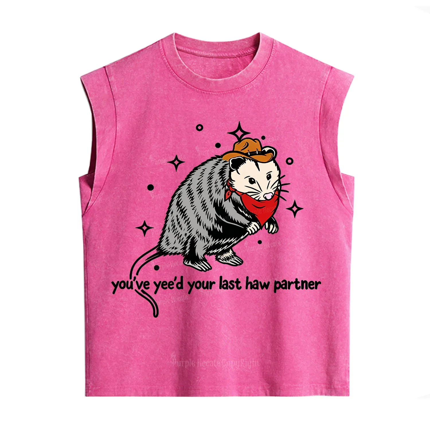 Purplehecate You've Yee'd Your Last Haw Partner Possum Vintage Washed Tank