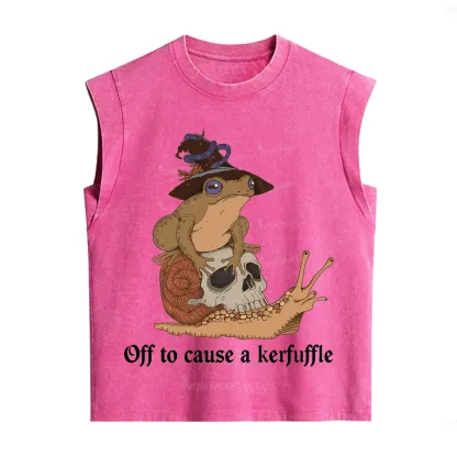 Purplehecate Off To Cause A Kerfuffle Vintage Washed Tank
