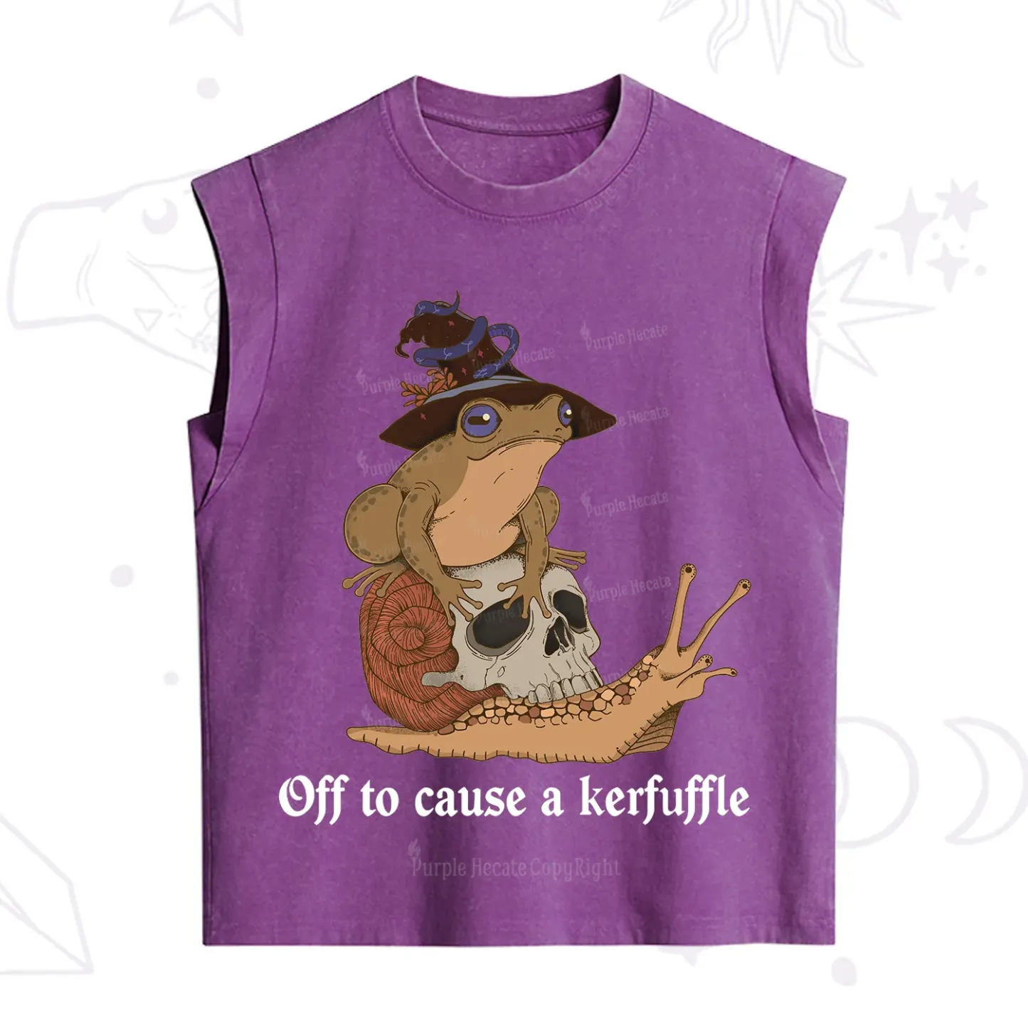 Purplehecate Off To Cause A Kerfuffle Vintage Washed Tank