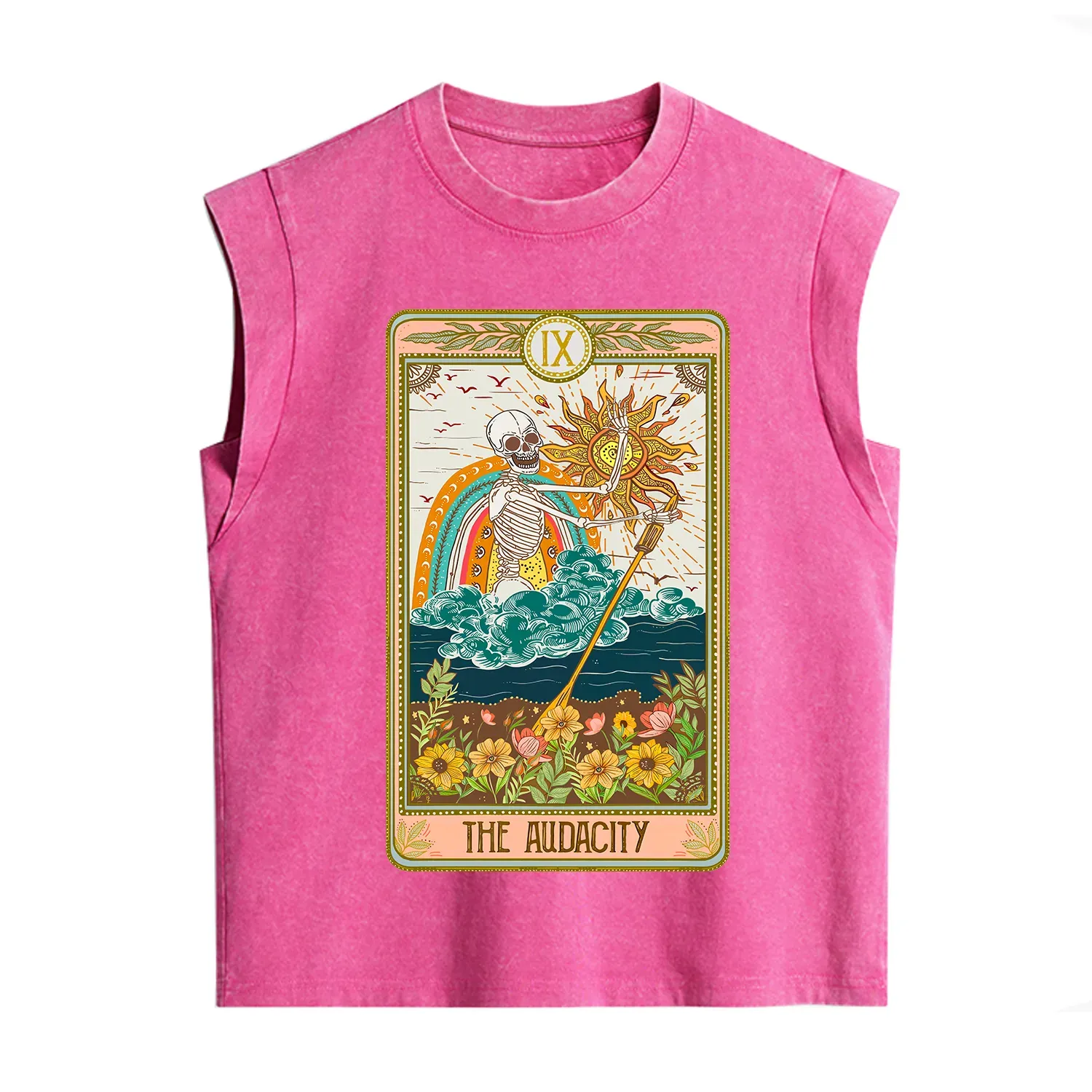 Purplehecate The Audacity Tarot Card Vintage Washed Tank