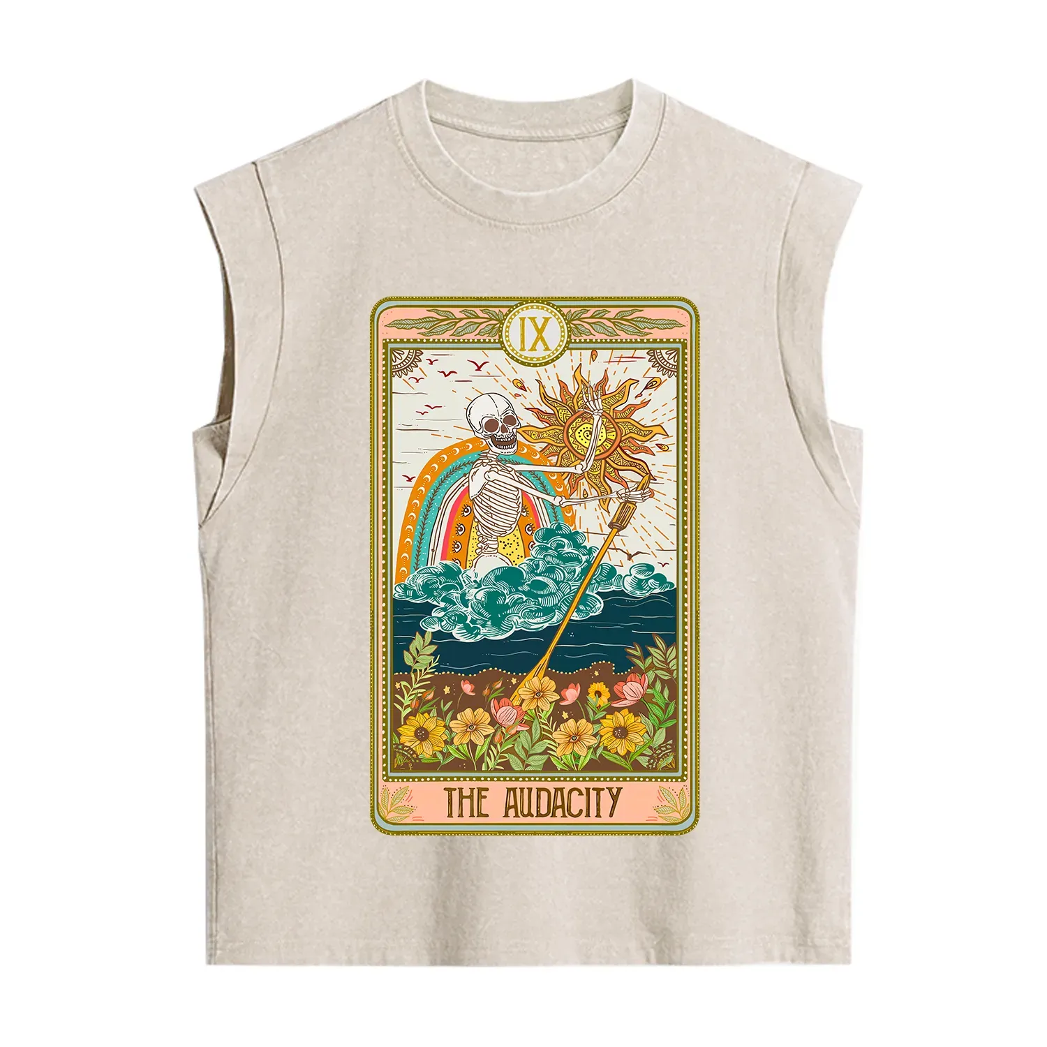 Purplehecate The Audacity Tarot Card Vintage Washed Tank