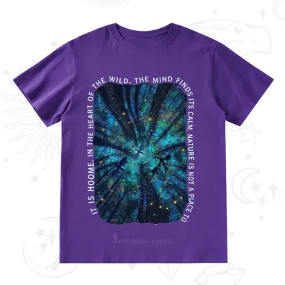 Purplehecate Forest Mindscape Night Sky T-Shirt