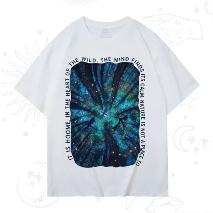 Purplehecate Forest Mindscape Night Sky T-Shirt