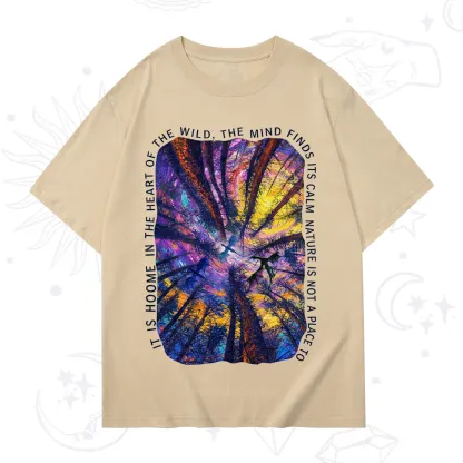 Purplehecate Forest Mindscape Night Sky T-Shirt