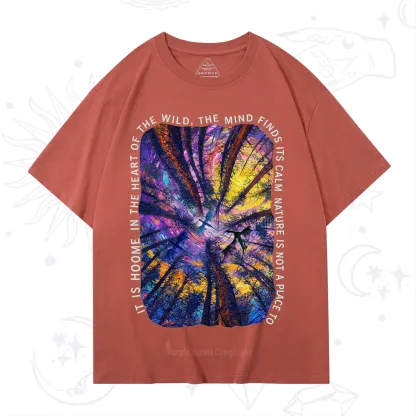 Purplehecate Forest Mindscape Night Sky T-Shirt