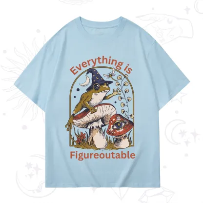 Purplehecate Everything Is Figureoutable Frog T-Shirt