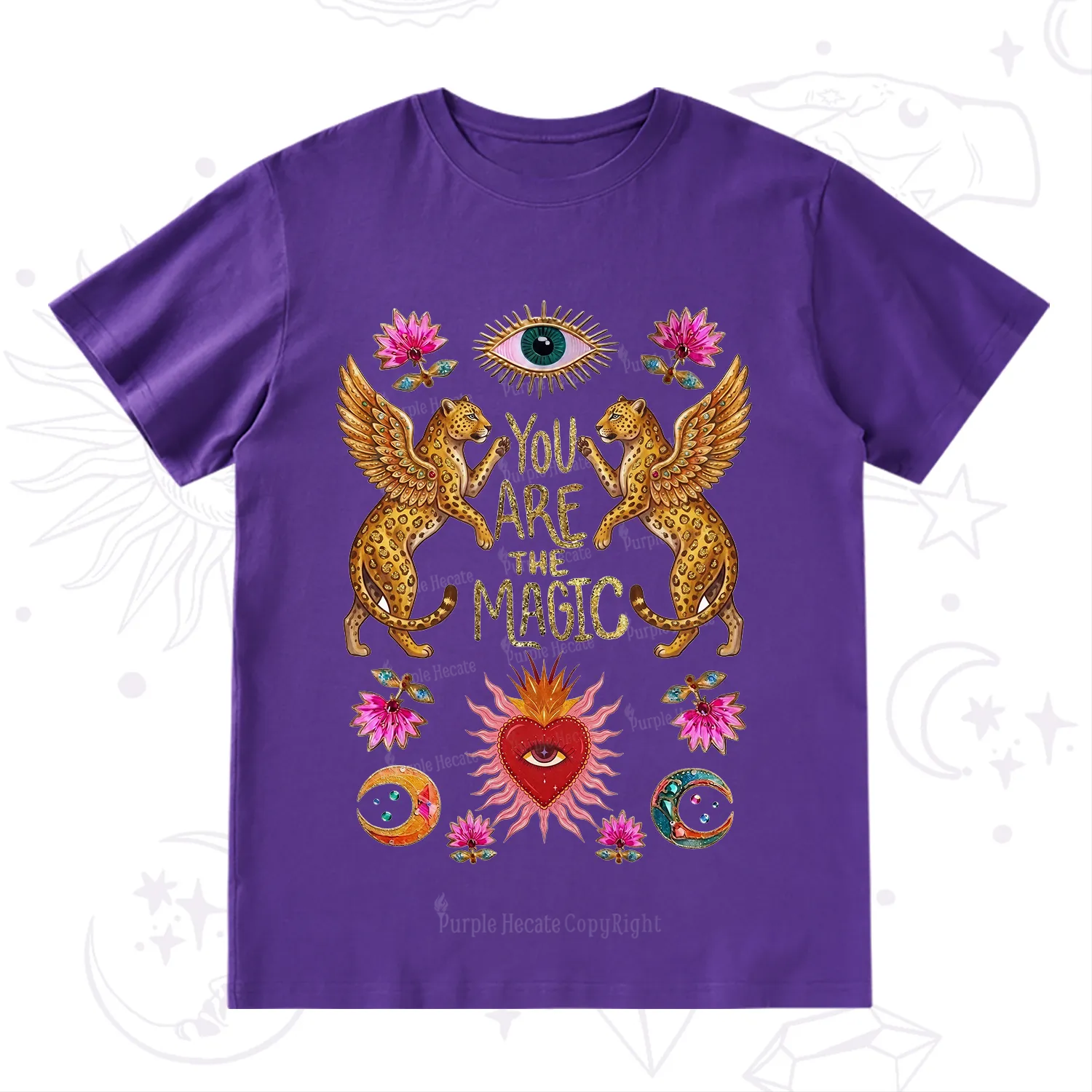 Purplehecate Vintage Tiger You Are The Magic T-Shirt