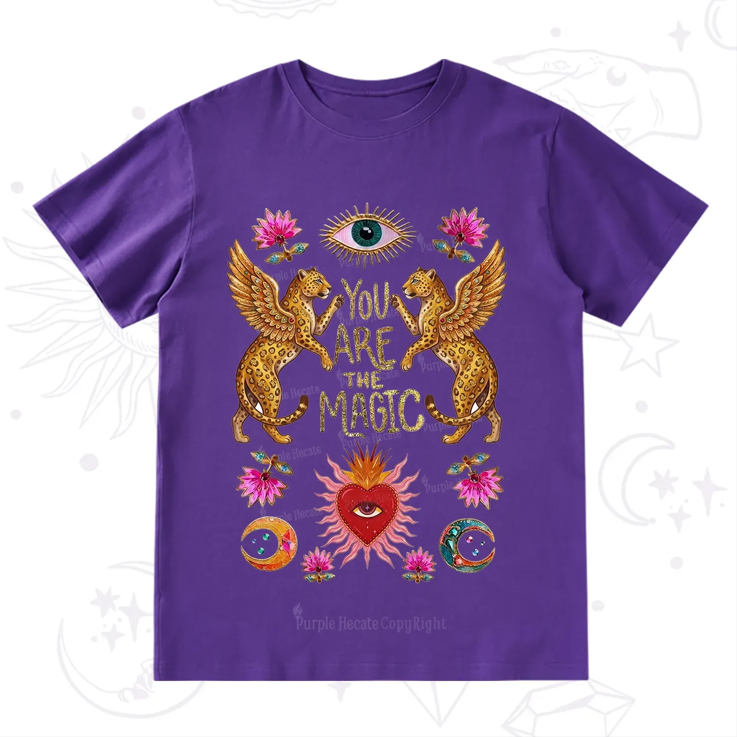 Purplehecate Vintage Tiger You Are The Magic T-Shirt