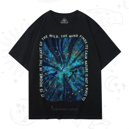 Purplehecate Forest Mindscape Night Sky T-Shirt