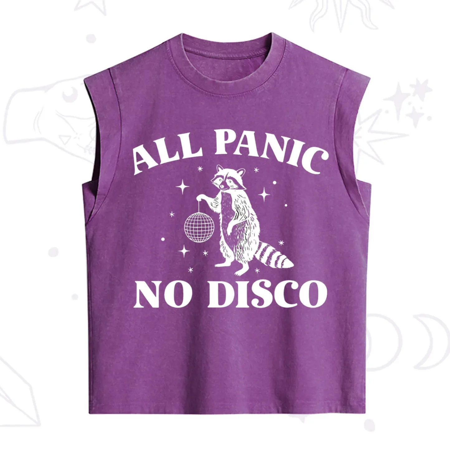 Purplehecate All Panic No Disco Vintage Washed Tank