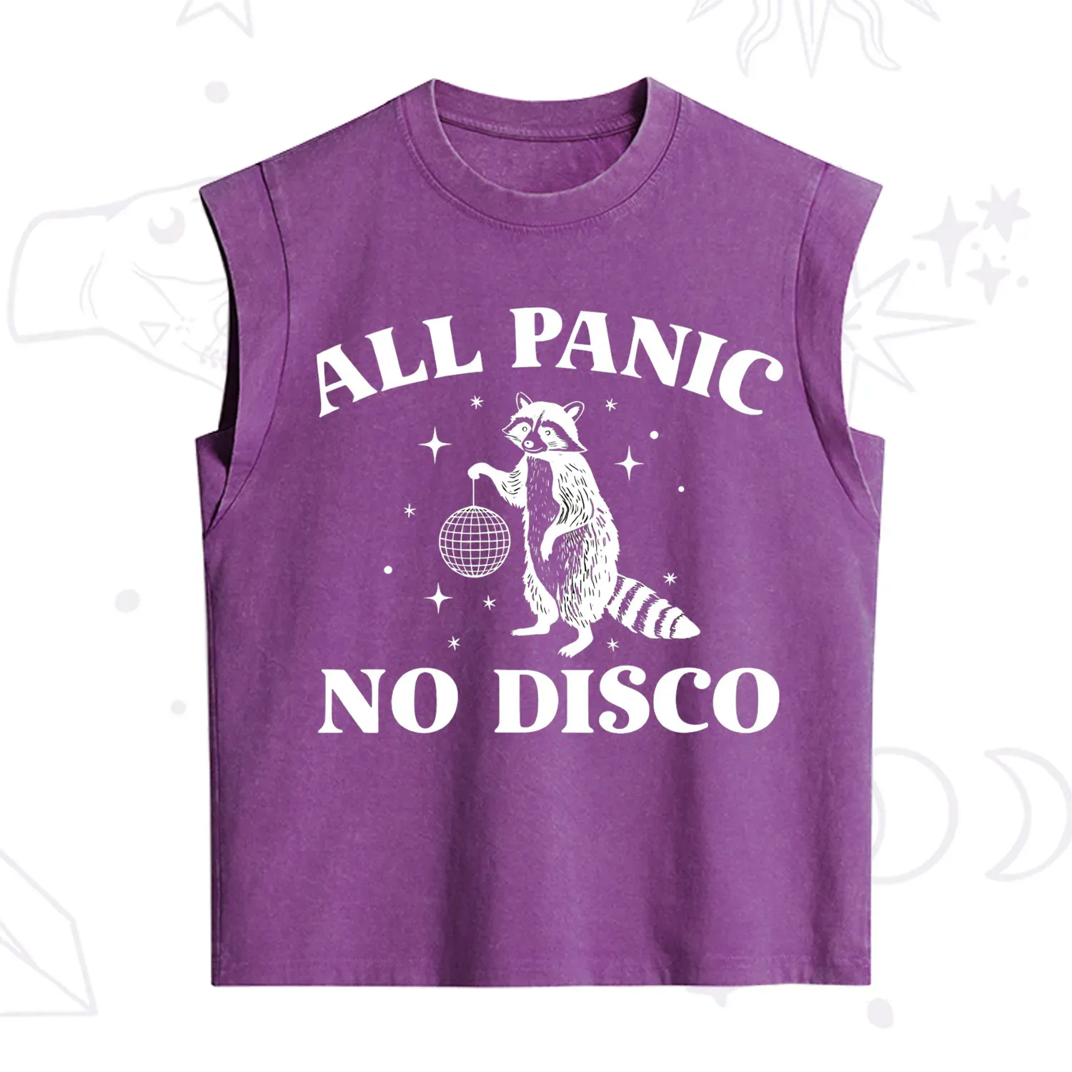 Purplehecate All Panic No Disco Vintage Washed Tank
