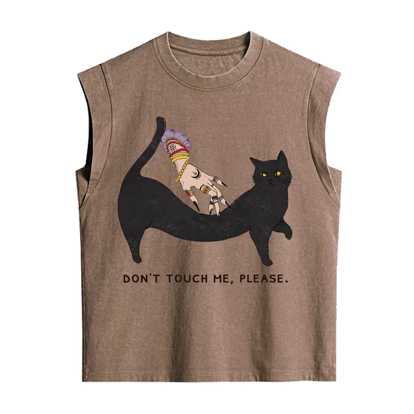 Purplehecate Don't Touch Me Vintage Washed Tank