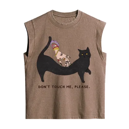 Purplehecate Don't Touch Me Vintage Washed Tank