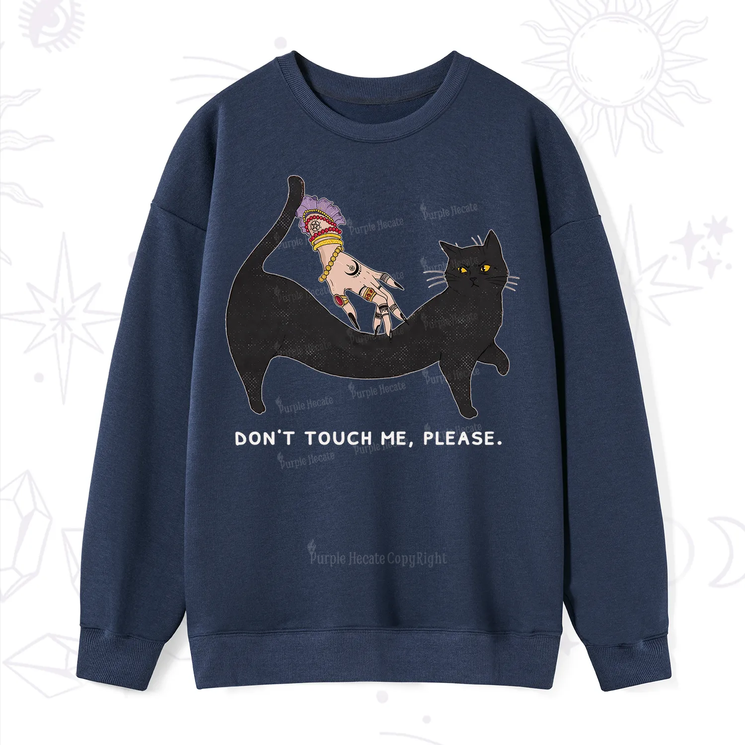 Purplehecate Don't Touch Me Sweatshirt