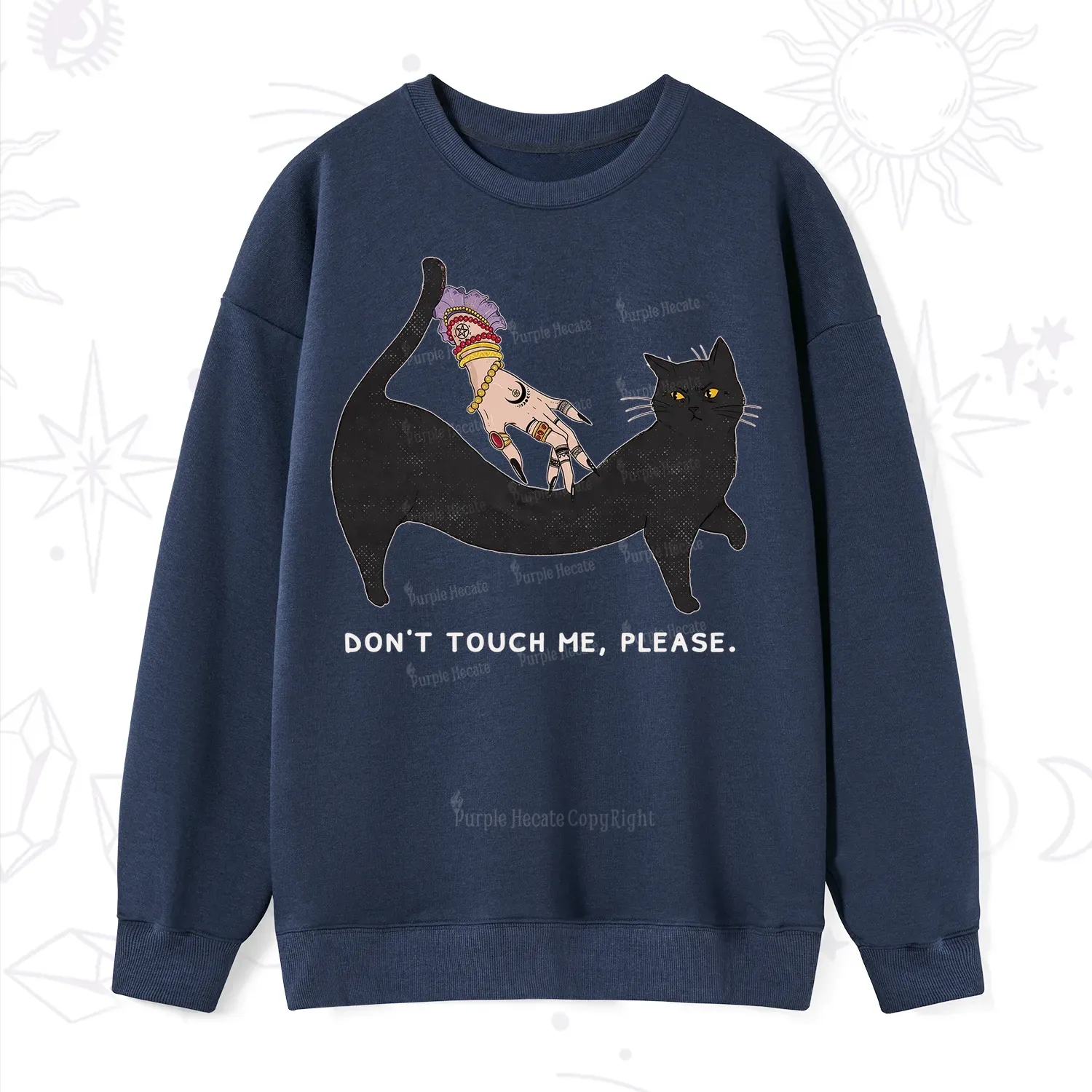 Purplehecate Don't Touch Me Sweatshirt