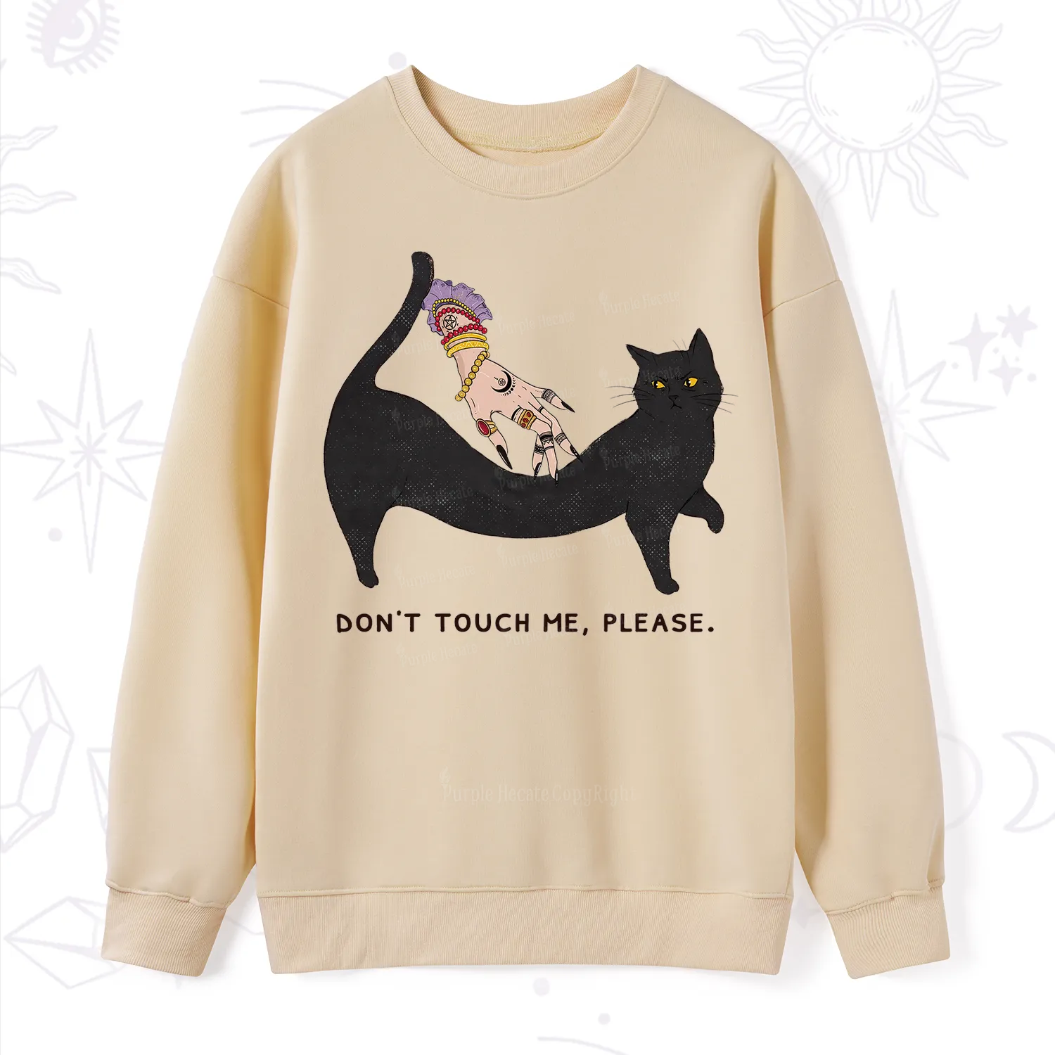 Purplehecate Don't Touch Me Sweatshirt