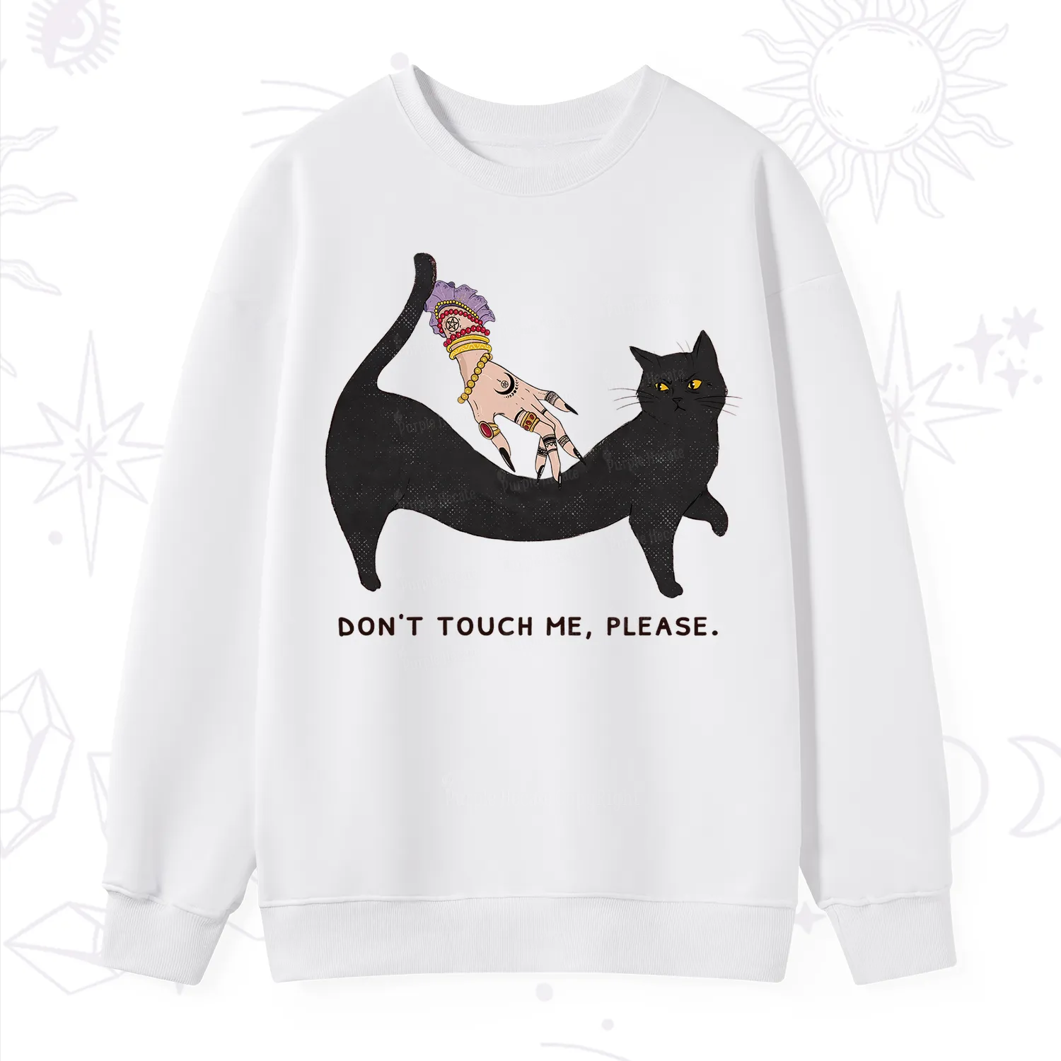 Purplehecate Don't Touch Me Sweatshirt