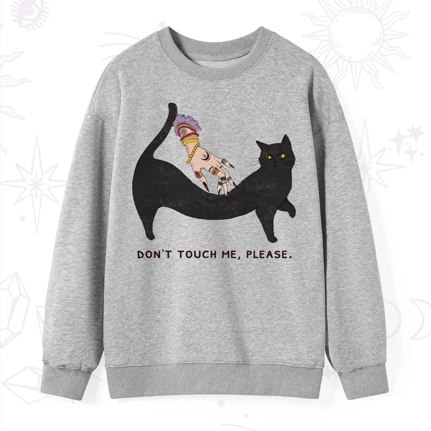 Purplehecate Don't Touch Me Sweatshirt