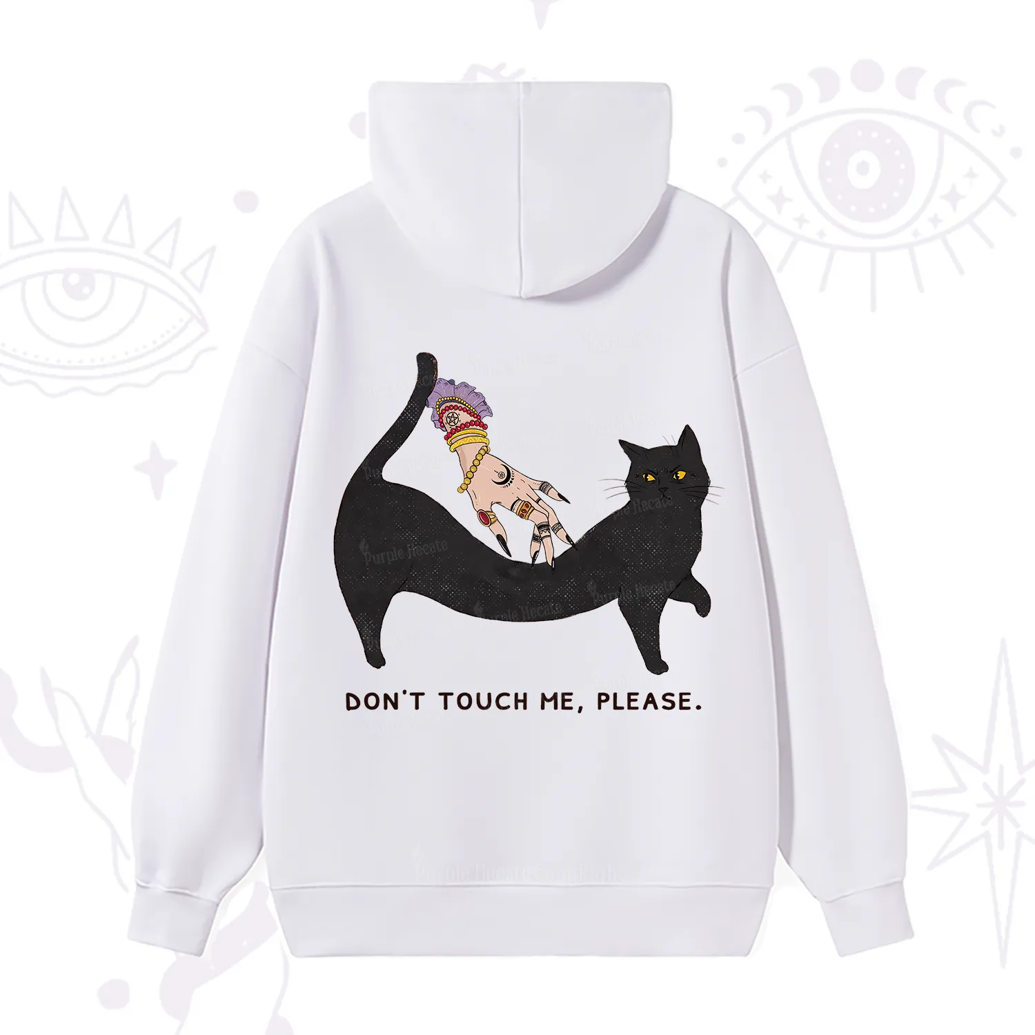 Purplehecate Don't Touch Me Hoodie