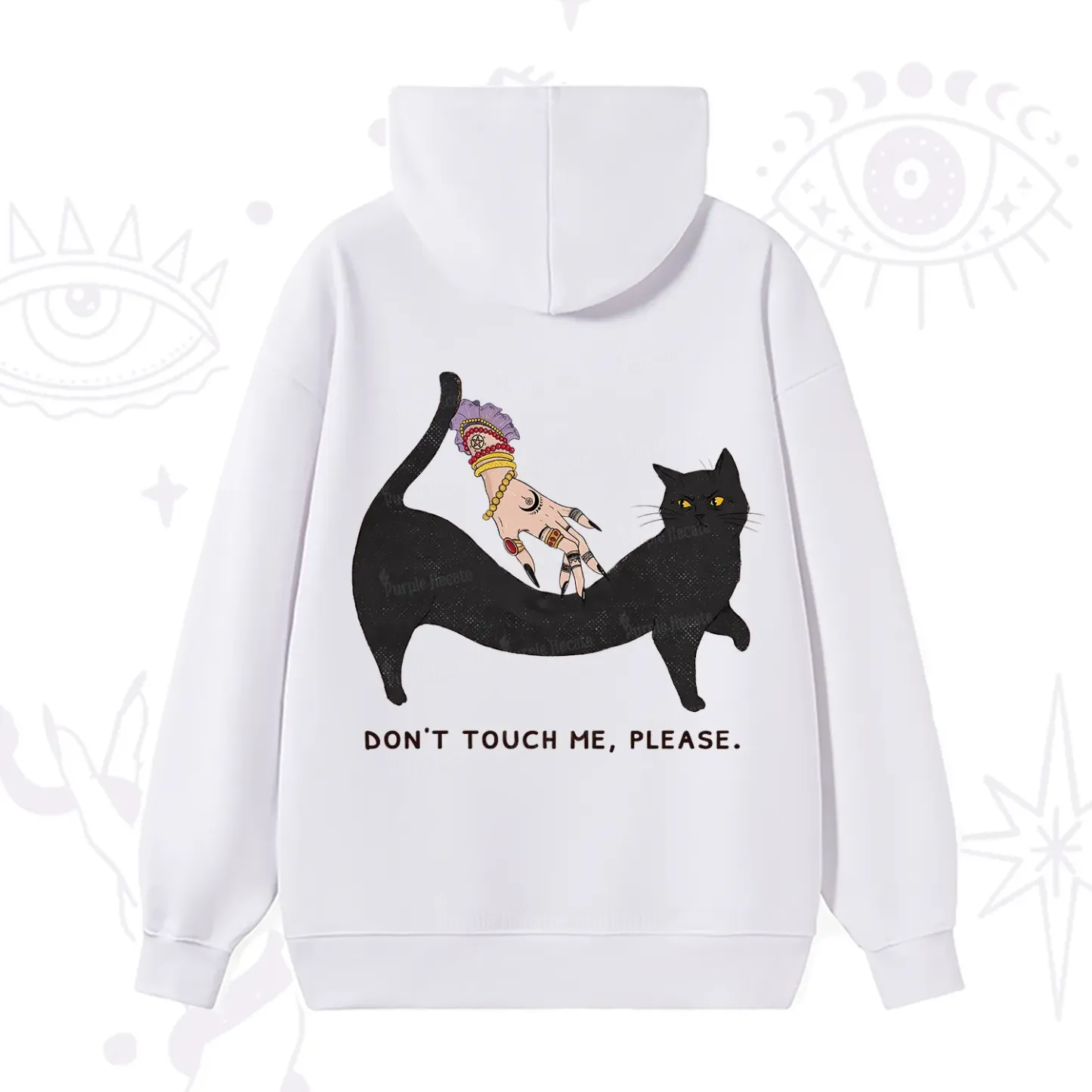 Purplehecate Don't Touch Me Hoodie