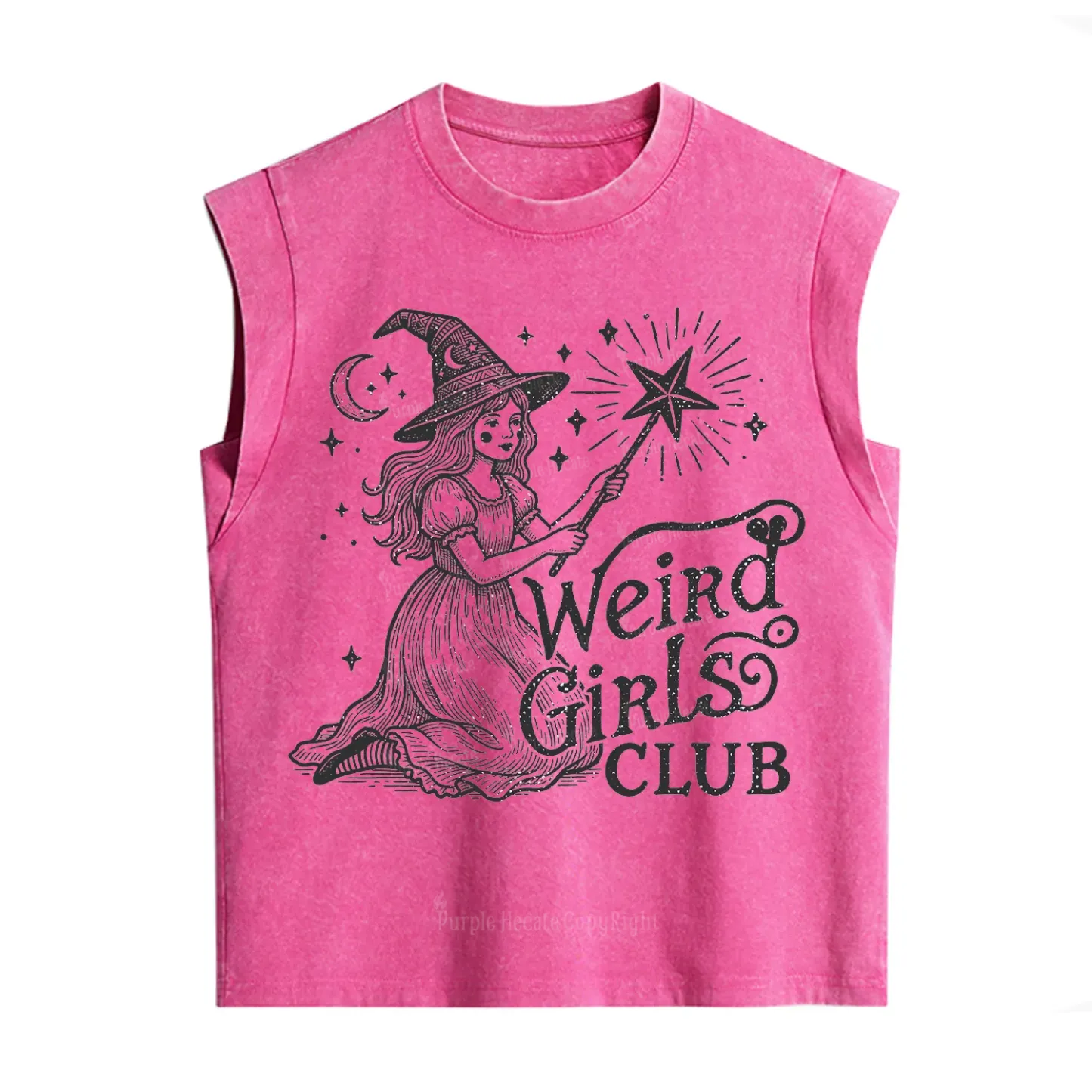 Purplehecate Weird Girls Club Vintage Washed Tank