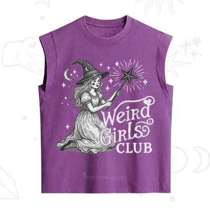 Purplehecate Weird Girls Club Vintage Washed Tank