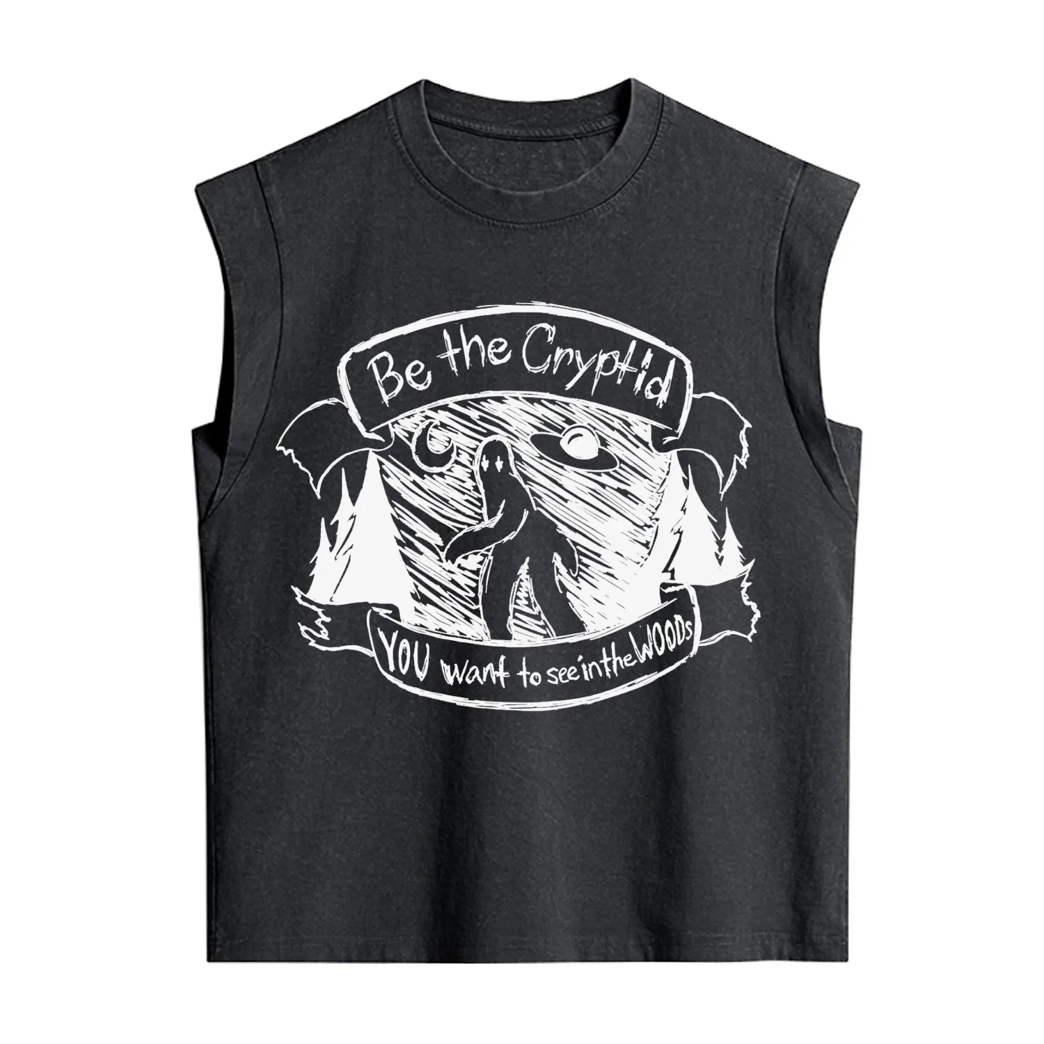 Purplehecate Be the Cryptid Vintage Washed Tank