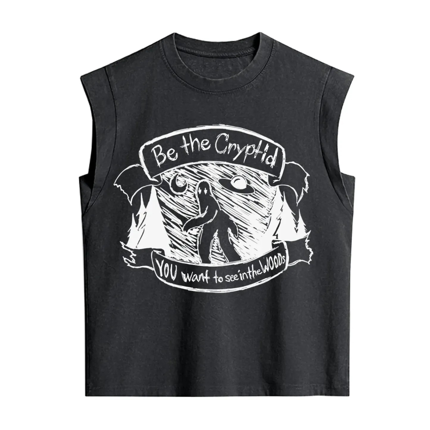 Purplehecate Be the Cryptid Vintage Washed Tank