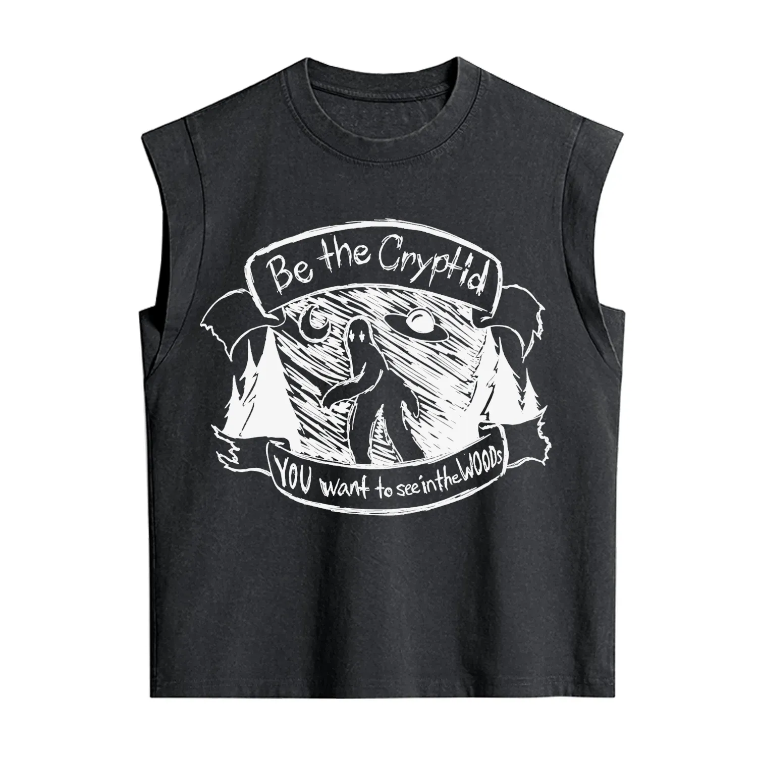 Purplehecate Be the Cryptid Vintage Washed Tank
