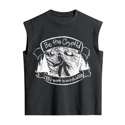 Purplehecate Be the Cryptid Vintage Washed Tank