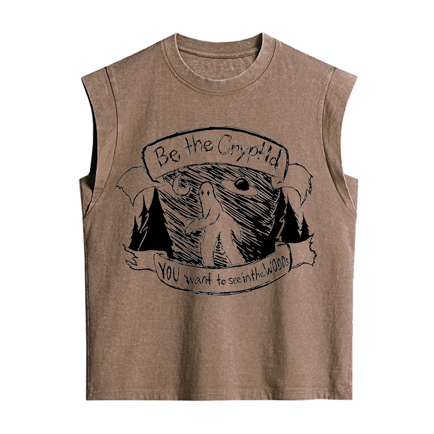 Purplehecate Be the Cryptid Vintage Washed Tank