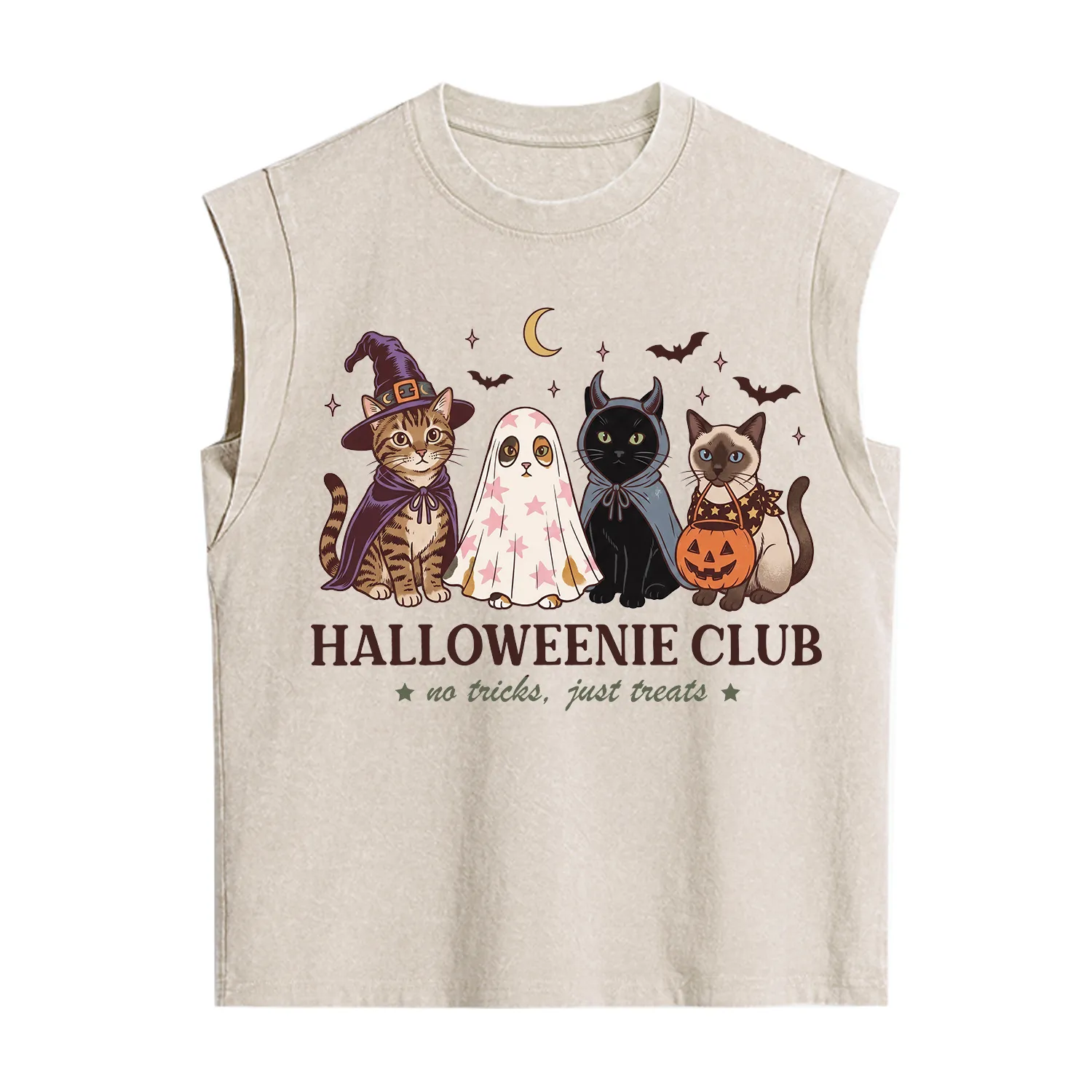Purplehecate Halloweenie Club Vintage Washed Tank