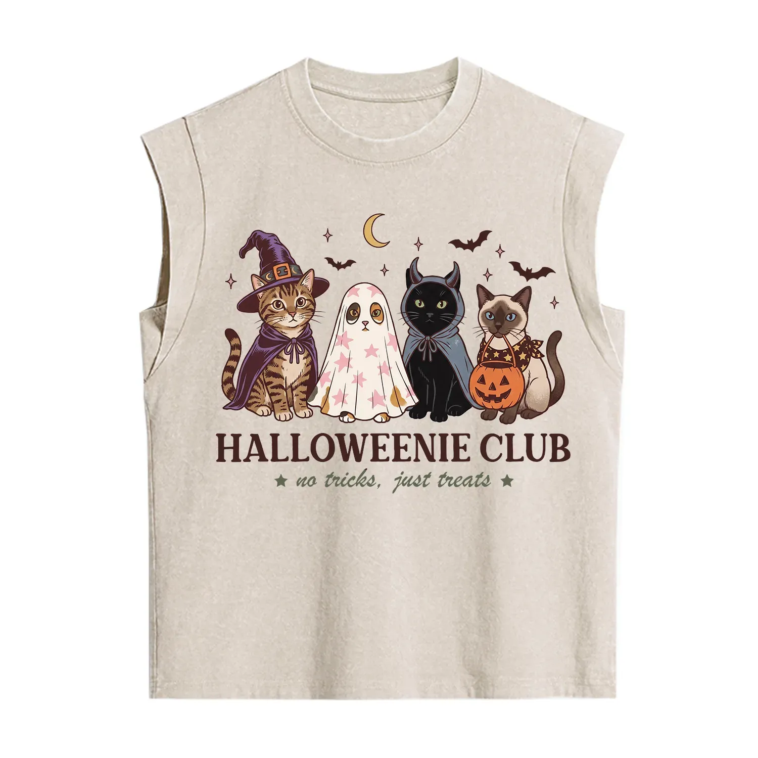 Purplehecate Halloweenie Club Vintage Washed Tank