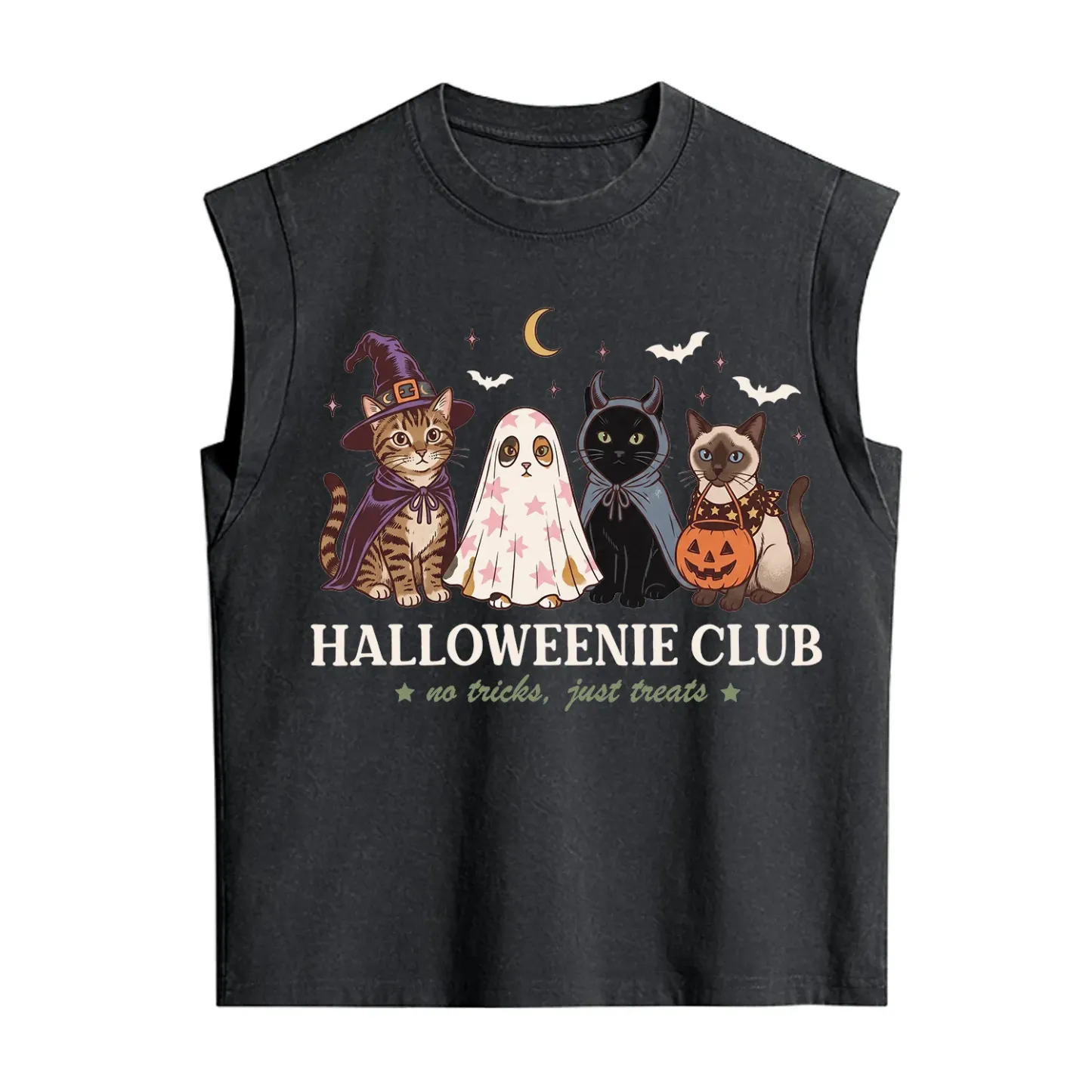 Purplehecate Halloweenie Club Vintage Washed Tank