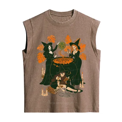 Purplehecate Midnight Potion Ritual Halloween Vintage Washed Tank