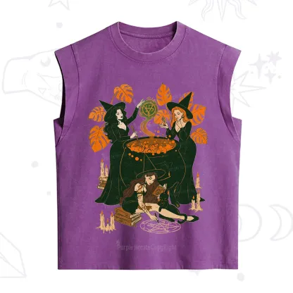 Purplehecate Midnight Potion Ritual Halloween Vintage Washed Tank
