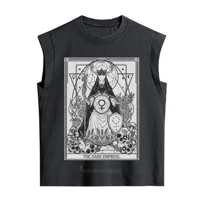 Purplehecate The Dark Empress Tarot Vintage Washed Tank