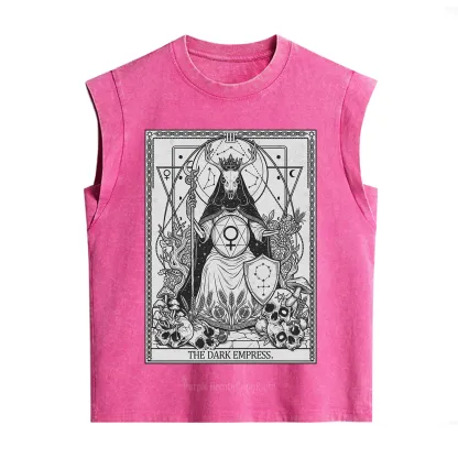 Purplehecate The Dark Empress Tarot Vintage Washed Tank