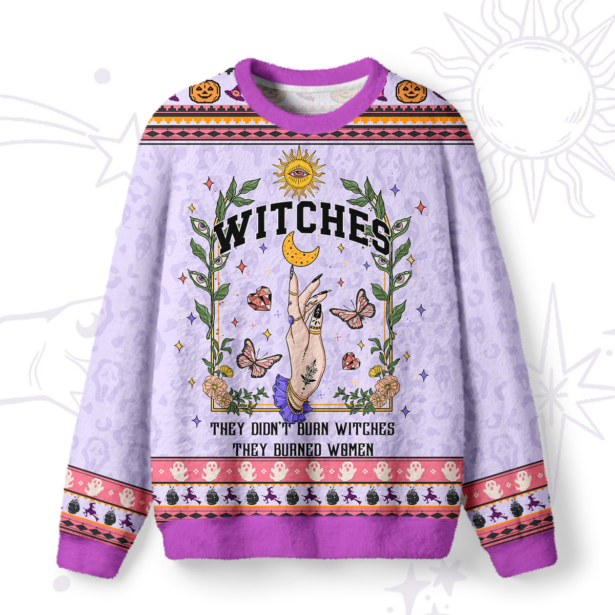 Purplehecate They Didn't Burn Witches They Burned Ugly Halloween Sweatshirts