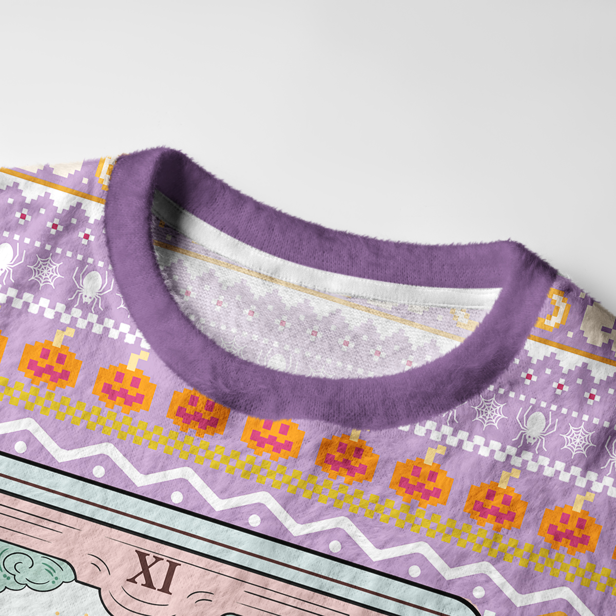 Purplehecate The Audacity Tarot Card Ugly Halloween Sweatshirts