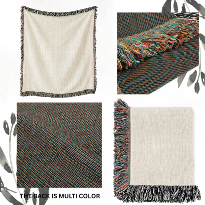 Purplehecate Moon Witch Garden Woven Tapestry Blanket