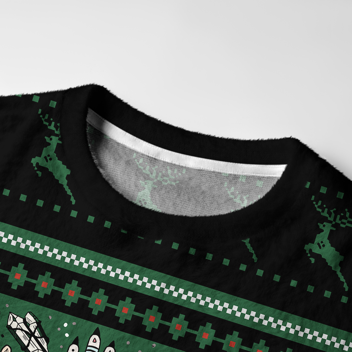 Purplehecate Helping Hands Ugly Christmas Sweatshirts
