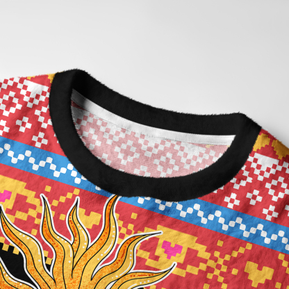 Purplehecate The Fiery Eye Ugly Valentine Sweatshirt