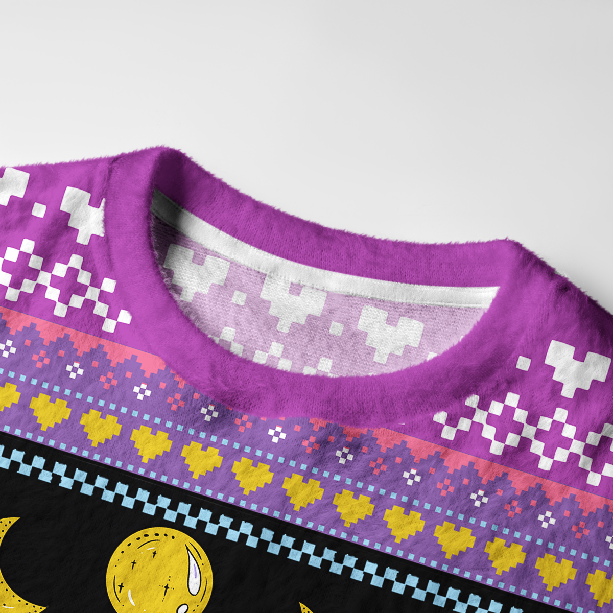 Purplehecate Magic Rainbow Ugly Valentine Sweatshirt
