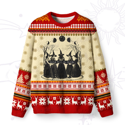 Purplehecate Support Your Local Coven Ugly Christmas Sweatshirts