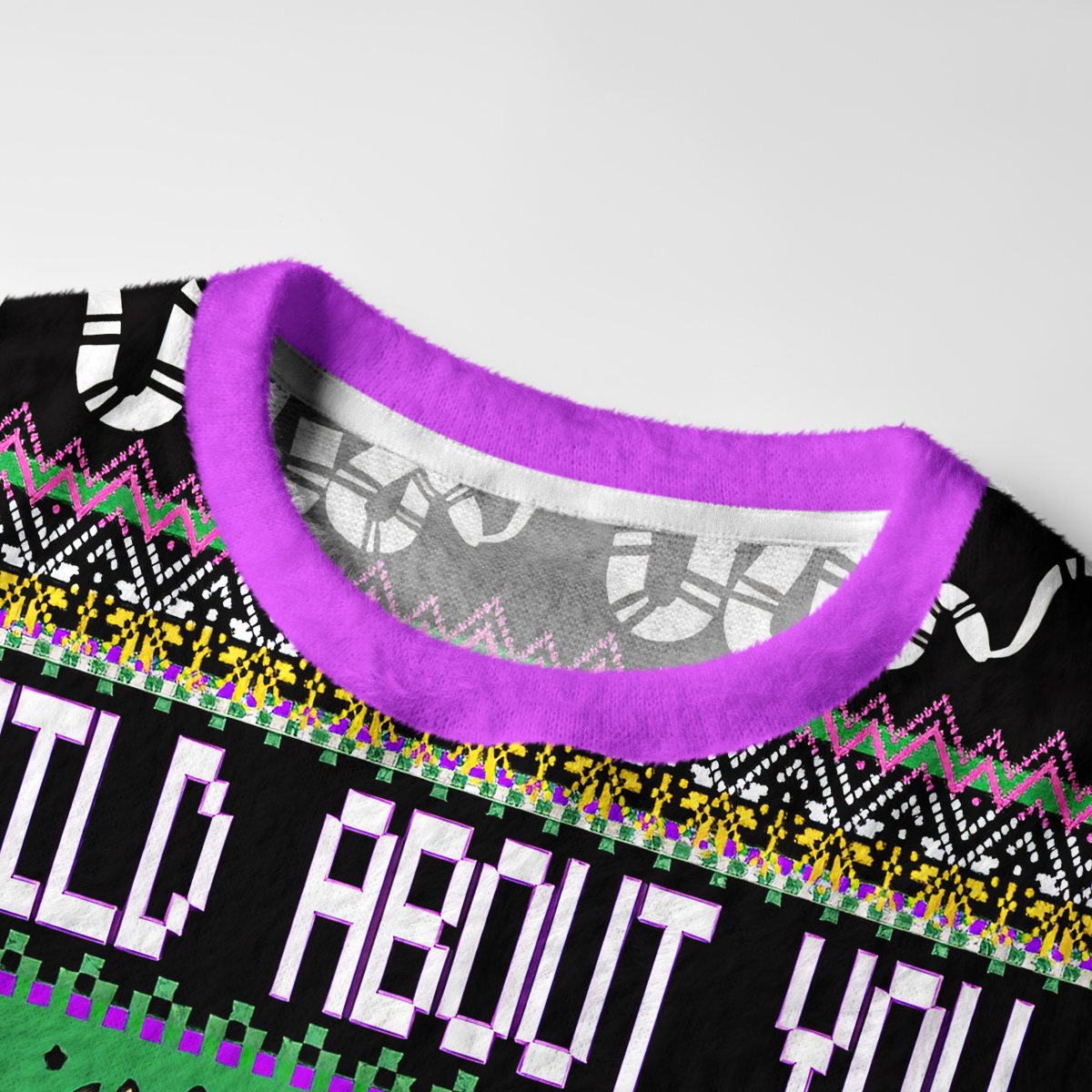 Purplehecate I'm Wild About You Ugly Valentine Sweatshirt