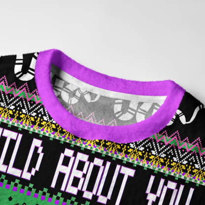 Purplehecate I'm Wild About You Ugly Valentine Sweatshirt