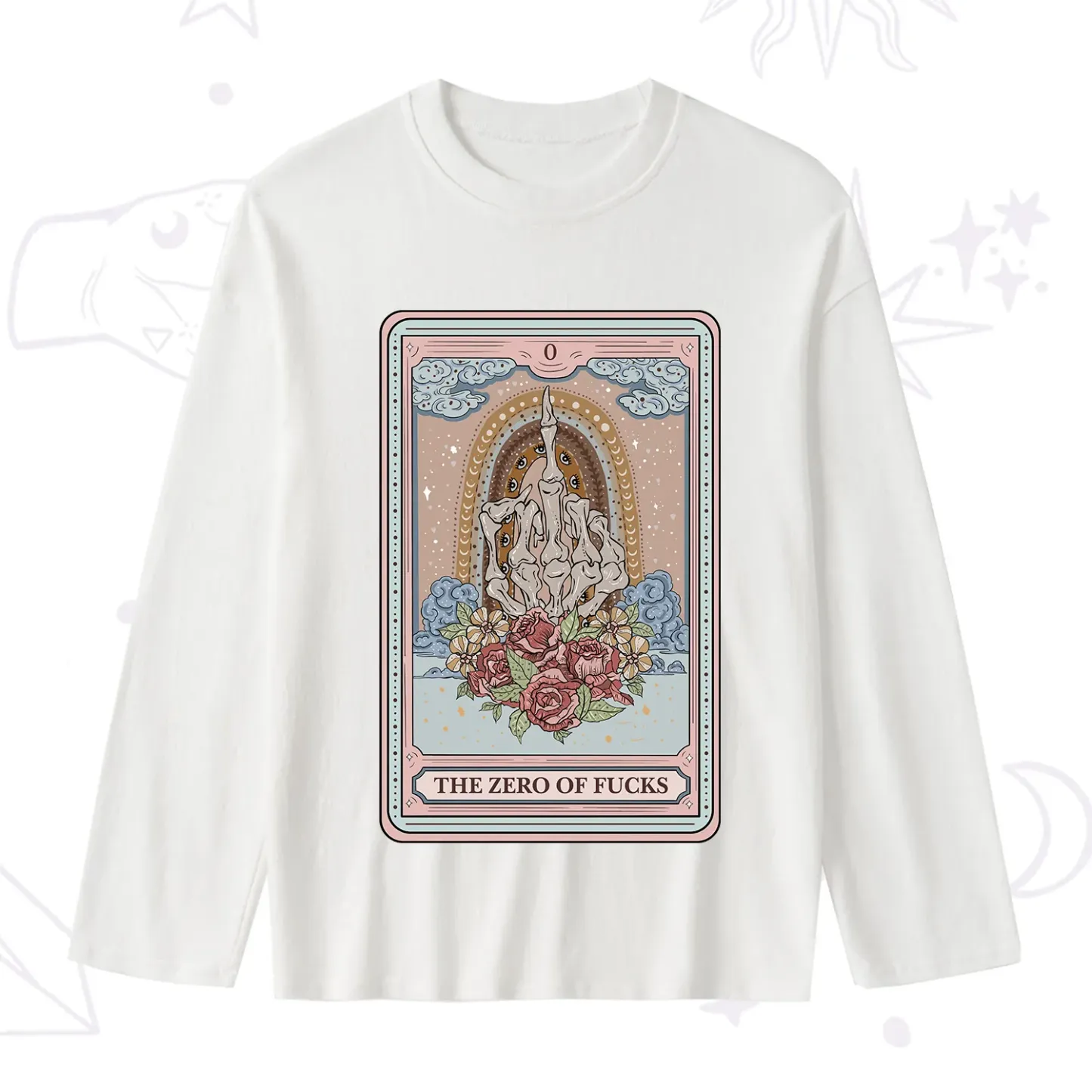 [Copy]Purplehecate Evil Eye Slub Long Sleeve T-Shirt
